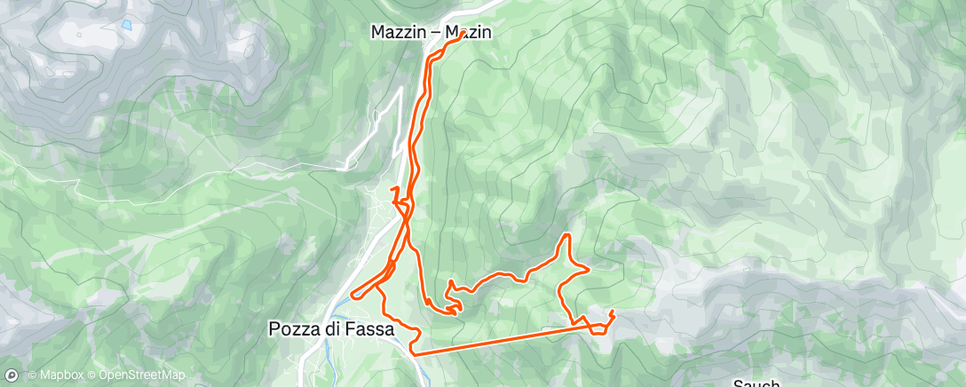Karte der Aktivität „Lunch Trail Run”