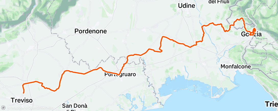 Map of the activity, Afternoon Ride