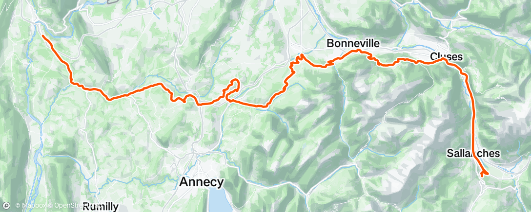 Map of the activity, Criterium du Dauphiné #6 🇫🇷